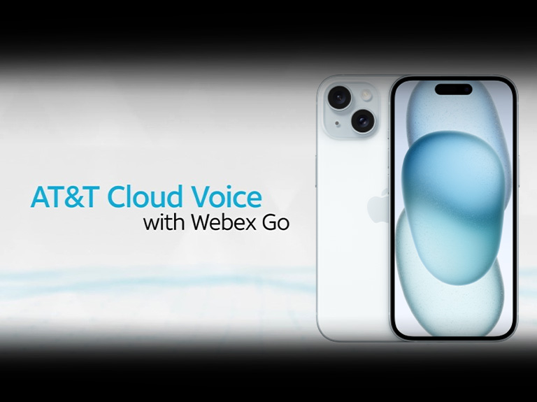 Available to Order: AT&T Cloud Voice with Webex Go with Apple Exclusive Offer