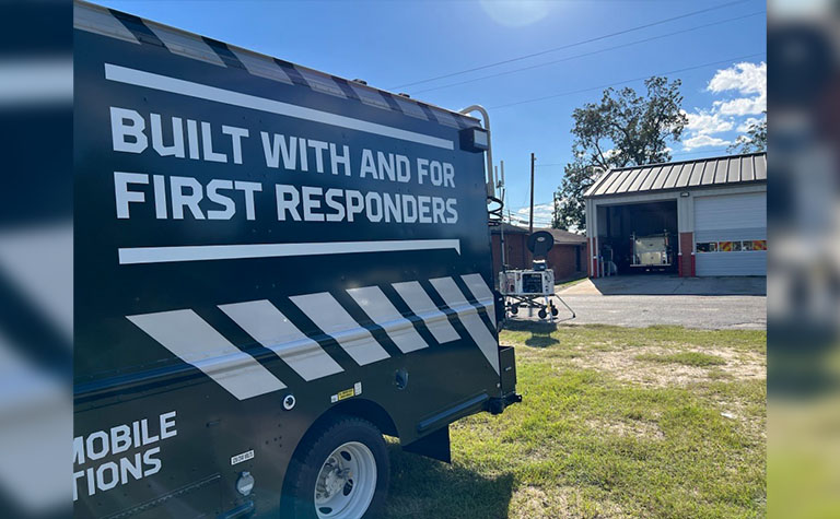 Dedicated FirstNet assets providing connectivity to first responders in Lowndes County, GA.
